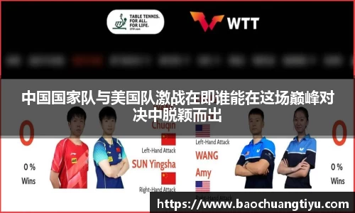 中国国家队与美国队激战在即谁能在这场巅峰对决中脱颖而出